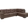 Signature Design By Ashley Maderla Brown Faux Leather Sectional -Living Room Furniture Store combo910004
