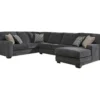 Signature Design By Ashley Tracling Gray 3-Piece Sectional -Living Room Furniture Store combo910005