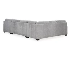 Broyhill Pembrey Pewter 3-Piece Sectional -Living Room Furniture Store combo980194 3