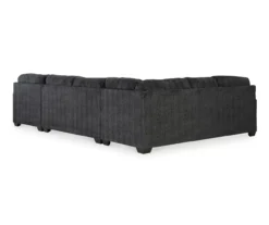 Broyhill Hollyview Shadow 3-Piece Sectional -Living Room Furniture Store combo980195 3